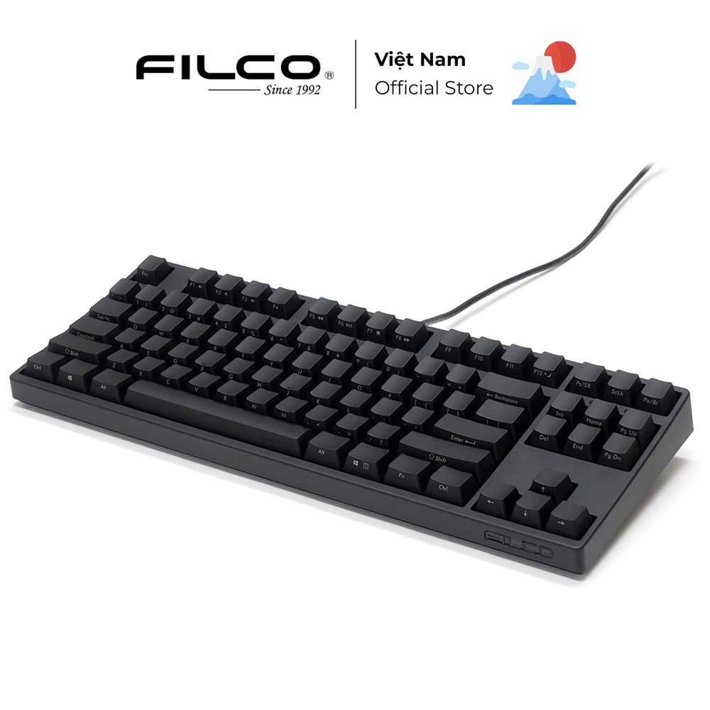 Bàn phím cơ Filco Majestouch 3 Ninja Tenkeyless - Hàng Chính Hãng