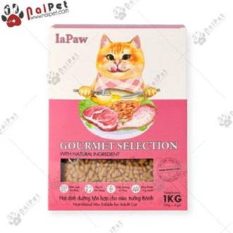 Thức Ăn Hạt Dinh Dưỡng Cho Mèo Gourmet Selection LaPaw 40g