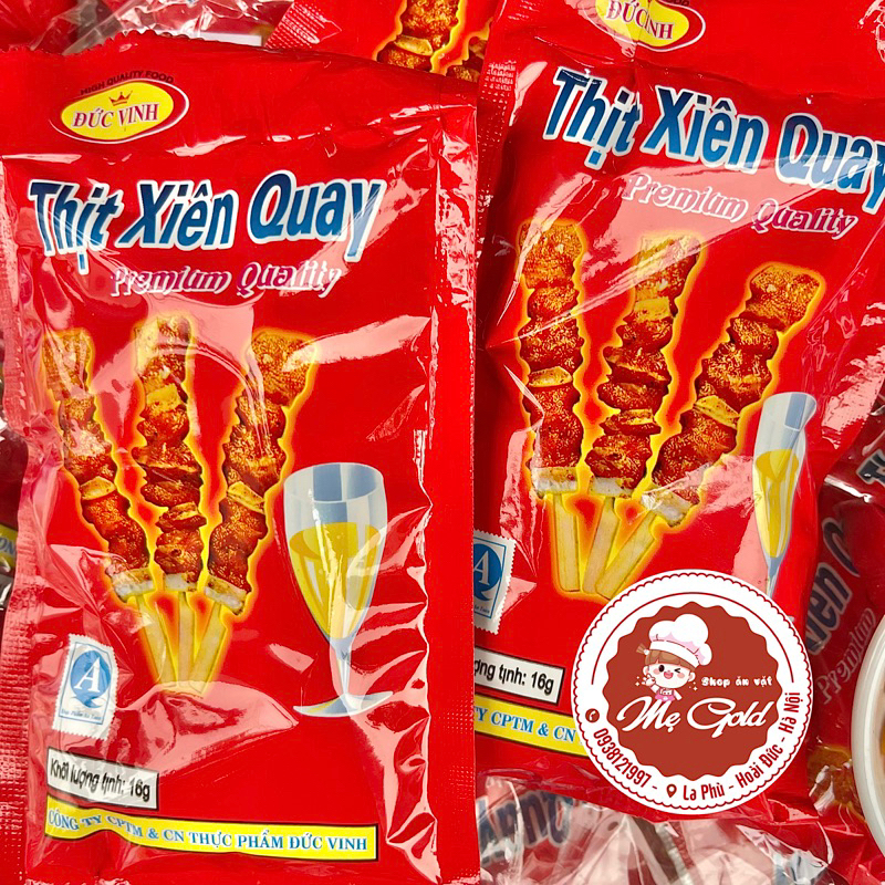 Snack thịt xiên quay (gói 16g)