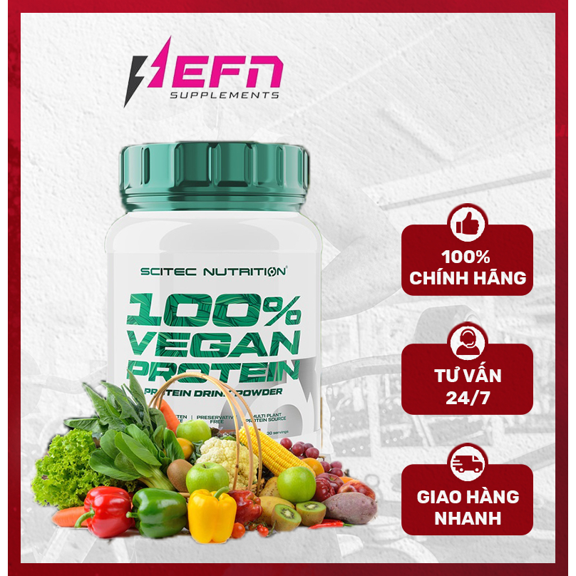 PROTEIN THUẦN CHAY Vegan Protein lọ 1000G Scitec Nutrition