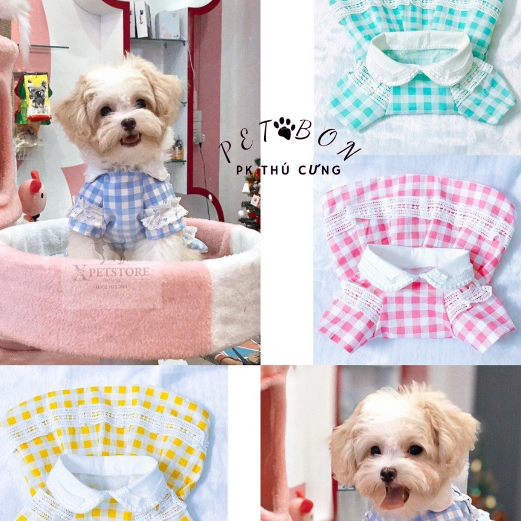 Váy Thiết Kế Cho Thú Cưng - Váy Hè Cho Chó Mèo