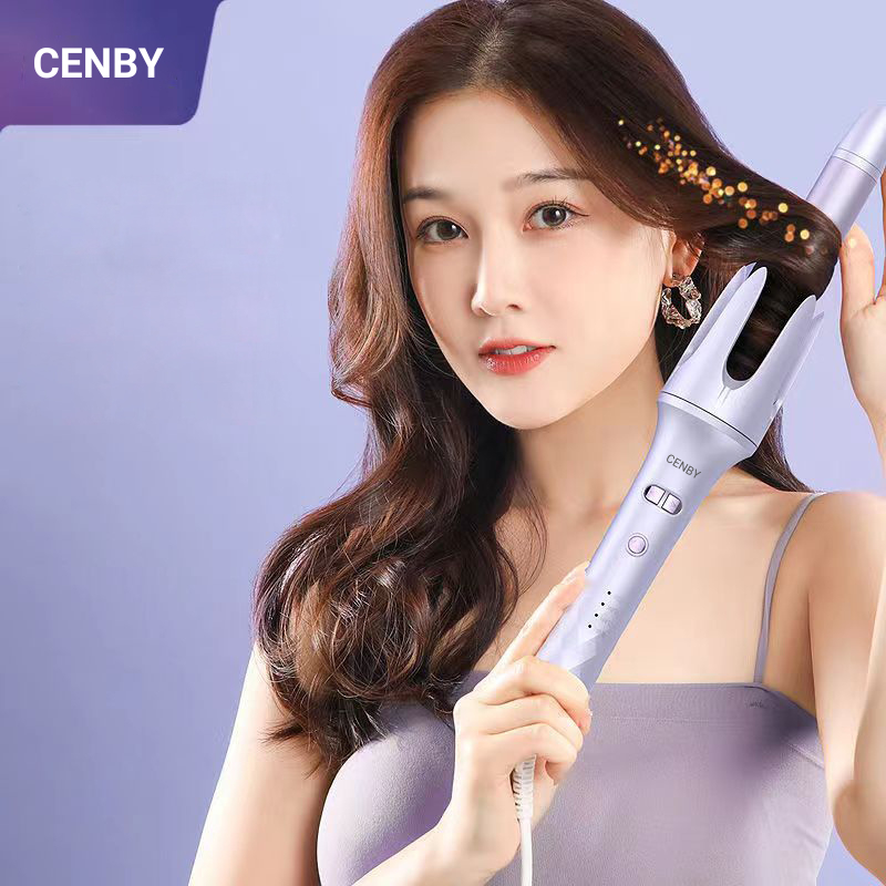 Máy uốn tóc tự động xoay 360 độ CENBY Pro Automatic Hair Styler chính hãng BH 12 tháng