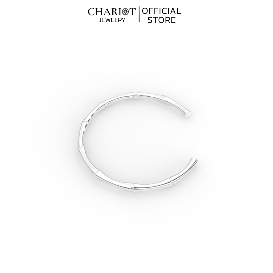 Vòng Tay Bạc BCJ125 Hình Thân Tre Chariot Jewelry