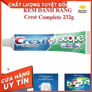 Kem đánh răng crest scope outlast 232gr