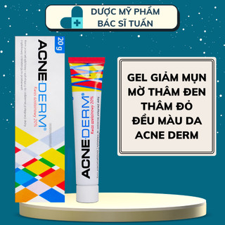 Acne Derm 20% Azelaic Acid tuýp 20g - Acnederm Kem giảm Mụn, mờ thâm, đều màu da