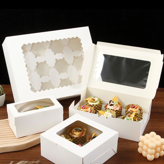 COMBO 10 - Hộp cupcake 4 giấy [800set/thùng] (kt16*16*7.5cm)