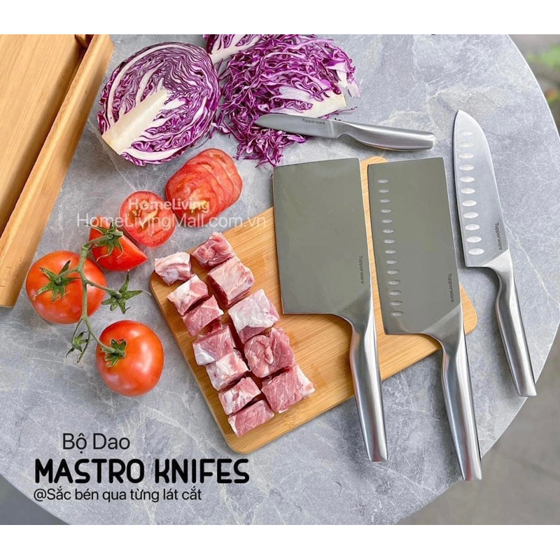 Bộ Dao Mastro Knives Tupp + TẶNG ĐẾ CẮM DAO