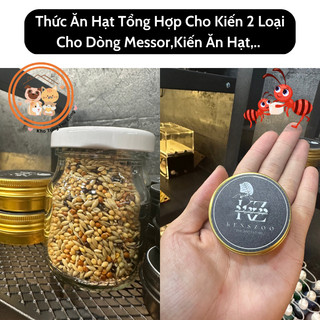 Thức ăn hạt tổng hợp nuôi kiến, bổ sung ngũ cốc dinh dưỡng cho các dòng kiến ăn hạt,dòng kiến messor,nhập Thailan 2 loại