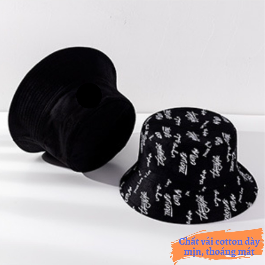 Mũ 2 Mặt Bucket THUG LIFE Nam Nữ Ulzzang Cao Cấp Nón Bucket Hat Hot Hè 2023