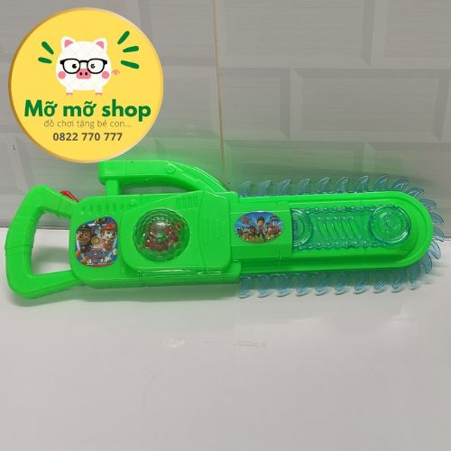 Đồ chơi giáo dục hình máy cưa xích điện thần kỳ có nhạc, có đèn cho trẻ em - CHAINSAW MAN