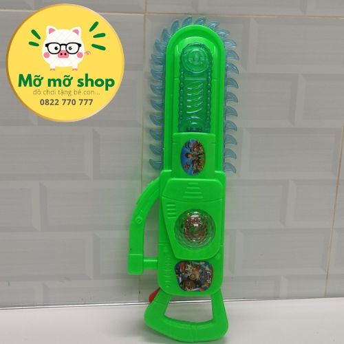 Đồ chơi giáo dục hình máy cưa xích điện thần kỳ có nhạc, có đèn cho trẻ em - CHAINSAW MAN