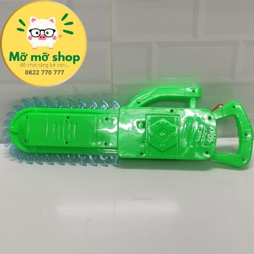 Đồ chơi giáo dục hình máy cưa xích điện thần kỳ có nhạc, có đèn cho trẻ em - CHAINSAW MAN