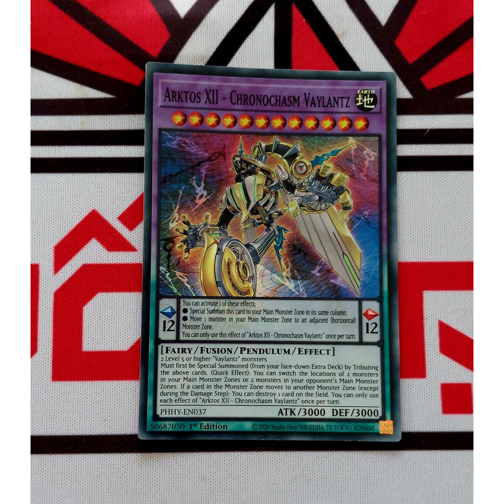 Thẻ Bài Yugioh Pen Arktos XII - Chronochasm Vaylantz - PHHY-EN037 - Super