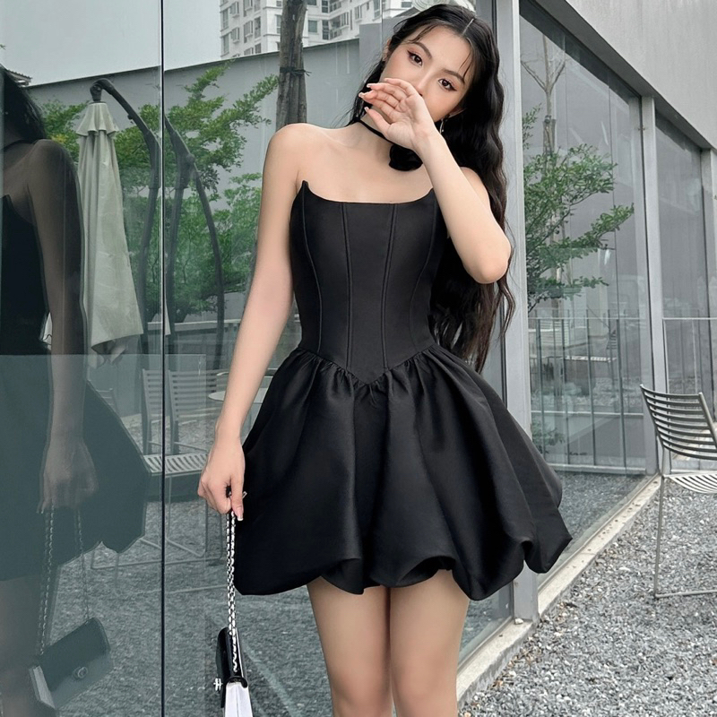 - Đầm ôm corset cúp ngực tùng bí Maiden Corset Dress