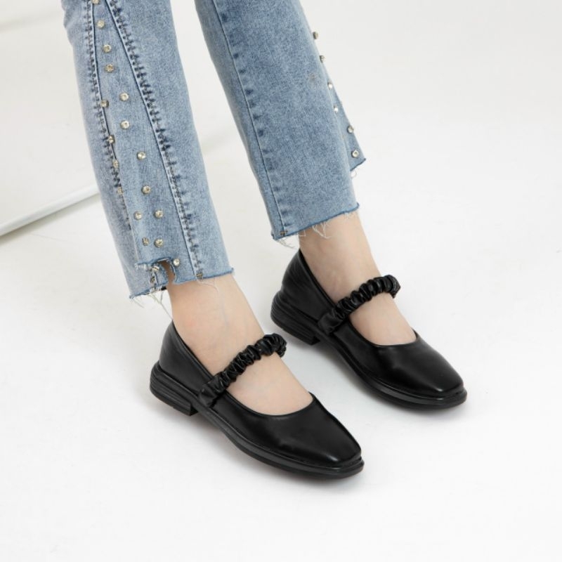 Giày búp bê, lolita mềm êm,cao 2cm