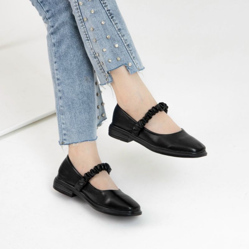 Giày búp bê, lolita mềm êm,cao 2cm