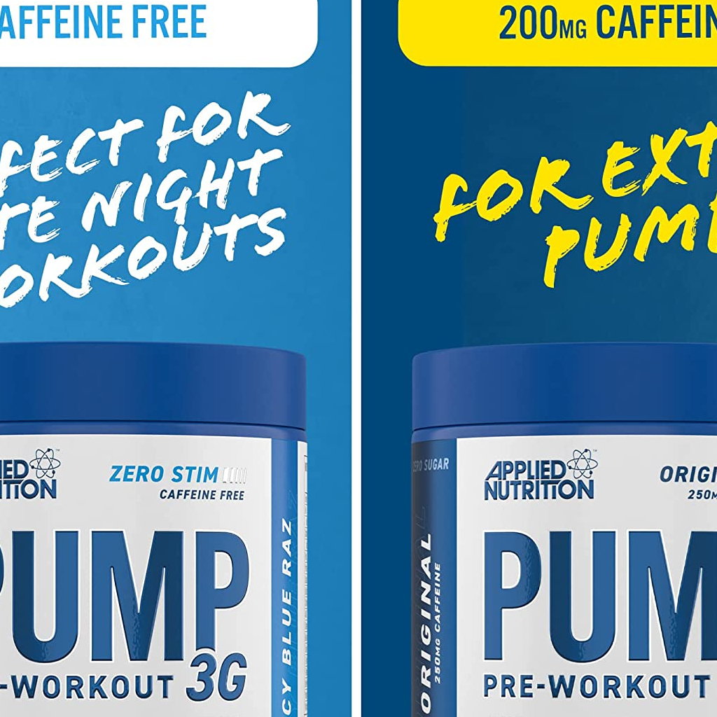 Pump 3G Pre Workout Applied Nutrition 50 Scoops - Tăng sức mạnh phồng cơ tập trung tập luyện 25Serving