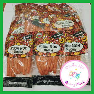  Bán sỉ Snack sườn non nướng bịch 30 gói cay cay thơm ngon hấp dẫn,đồ ăn vặt giá rẻ đồ ăn vặt cổng trường hot nhất 