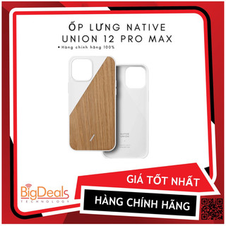Ốp lưng Native Union Clic Wooden Cho Iphone 12 Pro Max Pro chính hãng, BigDeals VN