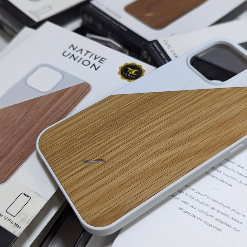 Ốp lưng Native Union Clic Wooden Cho Iphone 12 Pro Max Pro chính hãng, BigDeals VN