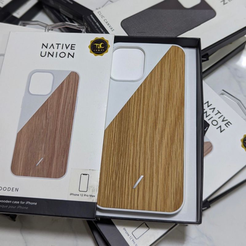 Ốp lưng Native Union Clic Wooden Cho Iphone 12 Pro Max Pro chính hãng, BigDeals VN