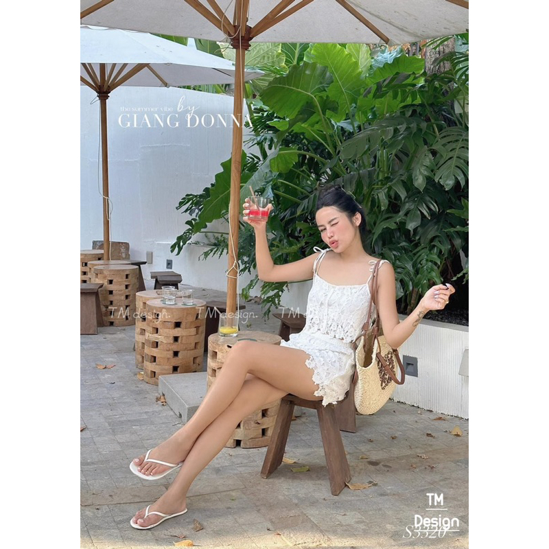 Set Bộ Thô Ren 2s Đi Biển TM • Melanie Boutique