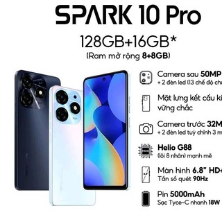 Điện thoại tecno spark 10 pro 8/128gb