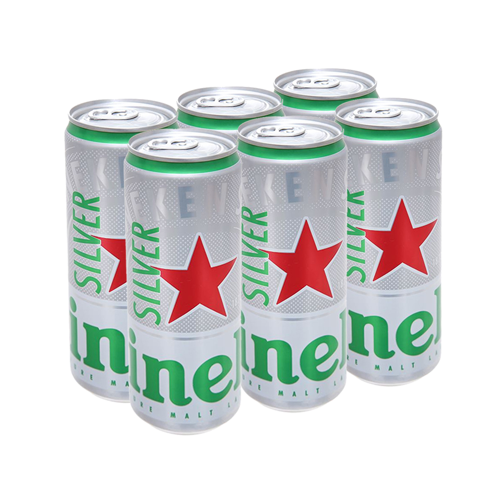 HỎA TỐC HCM - Thùng 24 lon bia Heineken Silver 330ml/lon -bia heineken bạc -xukakidsshop
