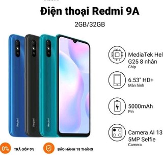 Điện Thoại Xiaomi Redmi 9A 2/32Gb Chính Hãng