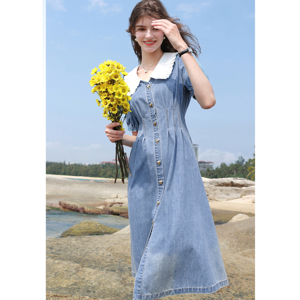 Z269 Váy denim xuất dư của X.YING