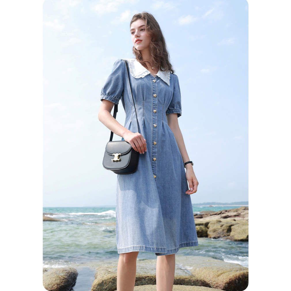 Z269 Váy denim xuất dư của X.YING