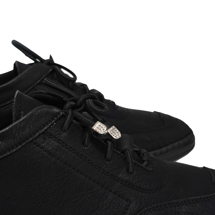 Giày Da Nam Sneaker LM12 Buộc Dây, Da Bò Interline Cao Cấp