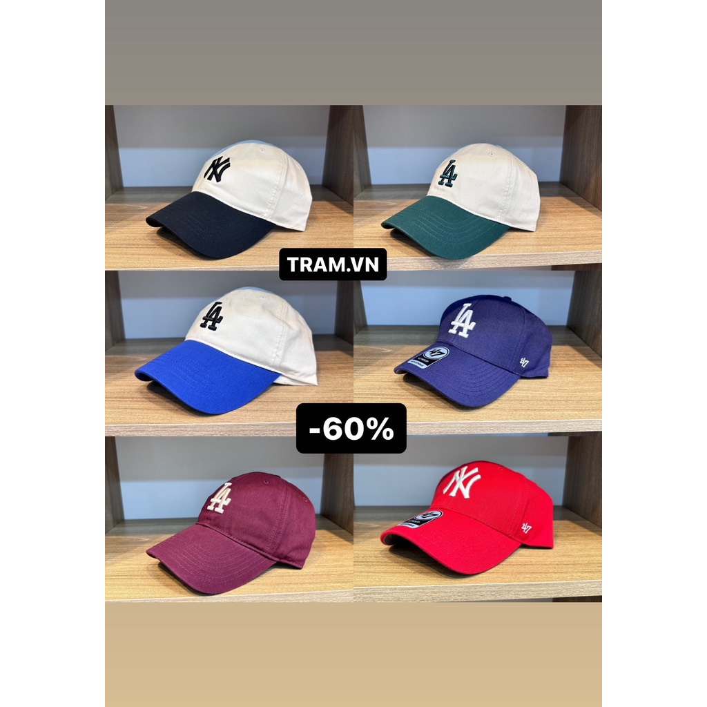 Mũ/Nón Lưỡi Trai MLB New York (Nhiều Mẫu) - AUTHENTIC 100%