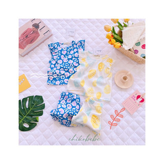 Bộ cánh tiên bé gái dễ thương ❤️ freeship ❤️ đồ bộ cotton bozip miwoo kids cho bé