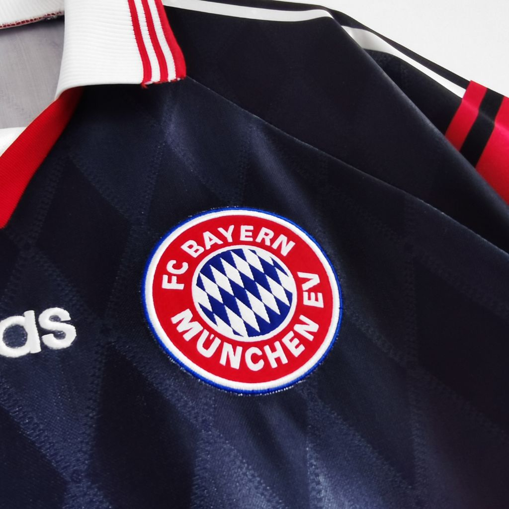 Áo bóng đá retro bayern 1997 vải Cotton Polyester thời trang blockcore