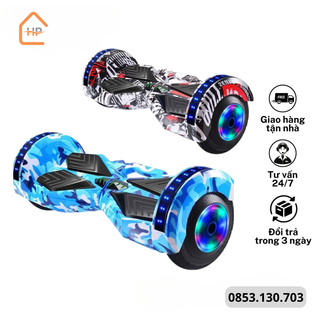 Xe điện cân bằng Hapo, xe điện cân bằng nghe nhạc kết nối loa Bluetooth Hapo 220V 4 màu siêu đẹp