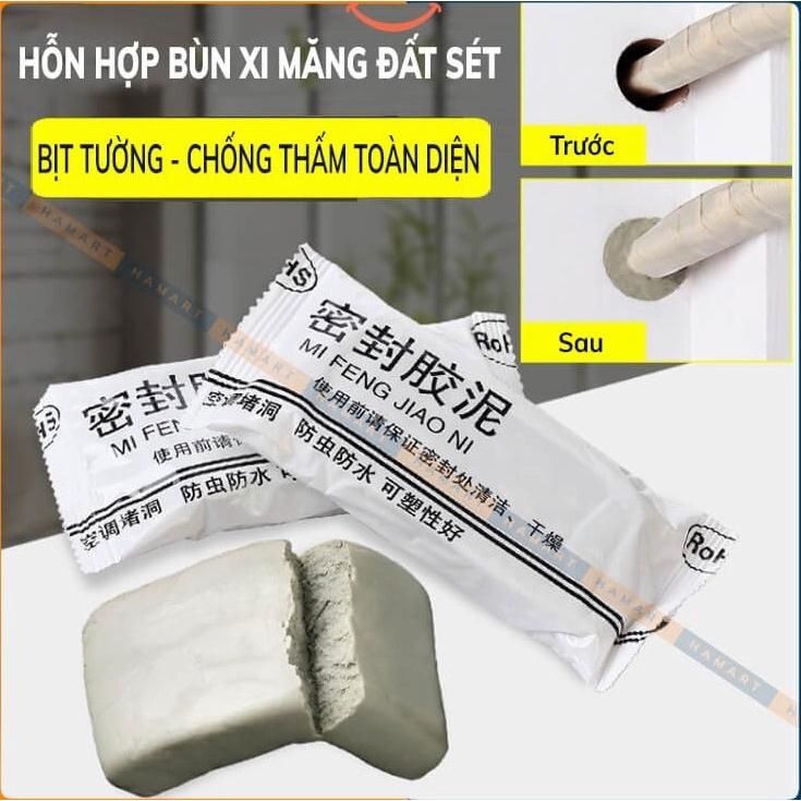 Keo xi măng đất sét trắng siêu bền, xi măng trám tường chịu lực chịu nhiệt, chống thấm