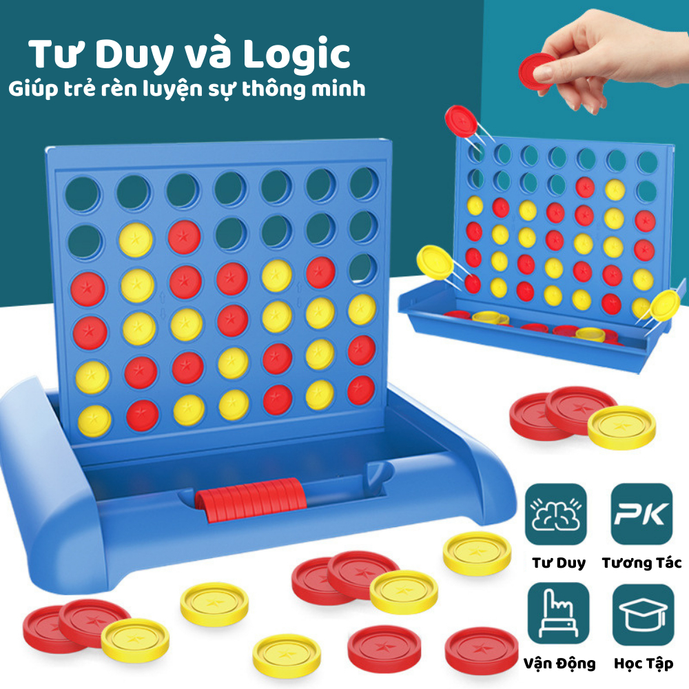 Bộ Đồ Chơi trẻ em Cờ Caro Thả Viên Nhựa Xếp Hình Rèn Luyện Tư Duy Không Gian Đa Chiều. cờ thả caro đầy vui nhộn  DADIHA