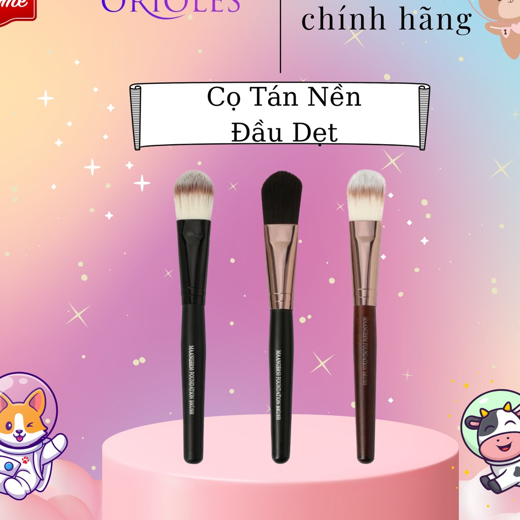 Cọ trang điểm/ cọ tán kem nền đầu dẹp 850 Foundation Brush 16g - Nội địa Trung