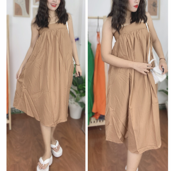 Váy BABYDOLL đầm babydoll nữ Mùa Hè WENJI, có Kèm Quần, hợp đi chơi, đi biển  cực xinh