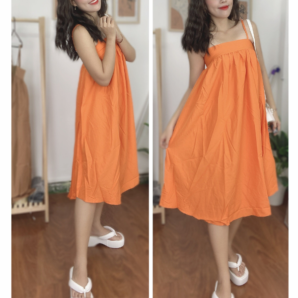Váy BABYDOLL đầm babydoll nữ Mùa Hè WENJI, có Kèm Quần, hợp đi chơi, đi biển  cực xinh