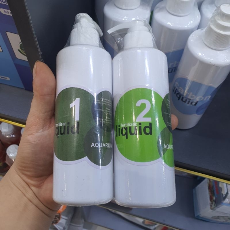 Phân nước cho hồ thủy sinh - Fertilizer Liquid 1 và 2 (Thủy Mộc) - Shop chuyên sỉ phụ kiện thủy sinh