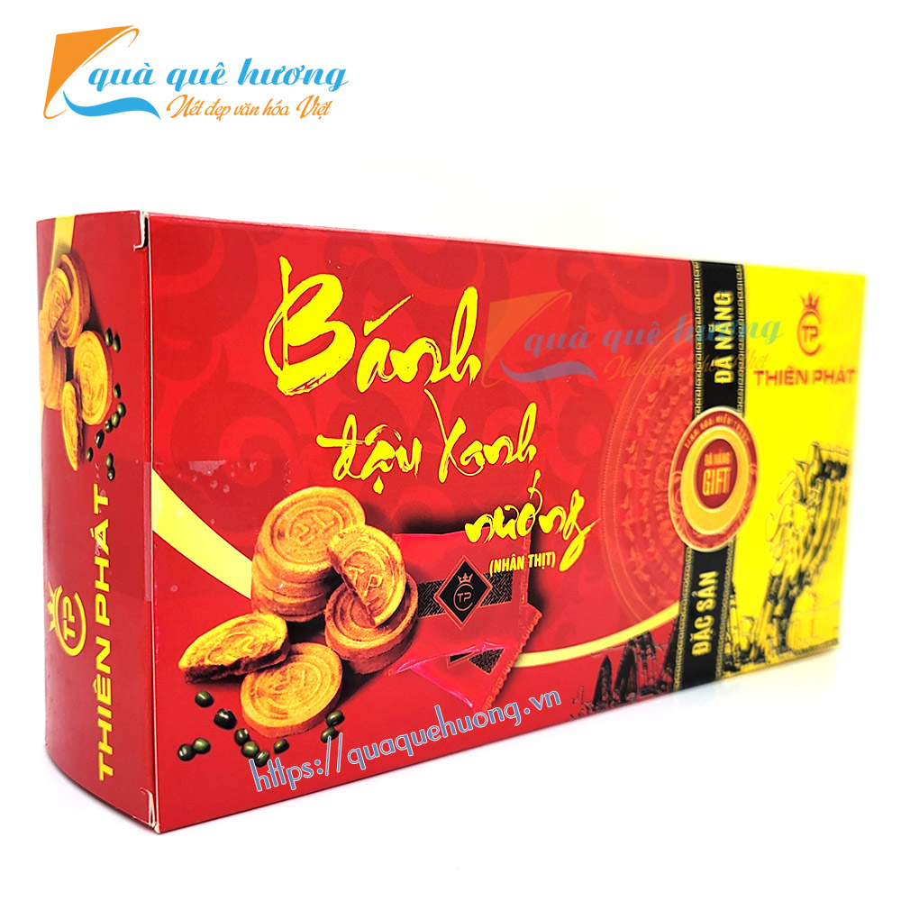 Bánh đậu xanh nướng nhân thịt Thiên Phát 150g - Đặc sản Đà Nẵng