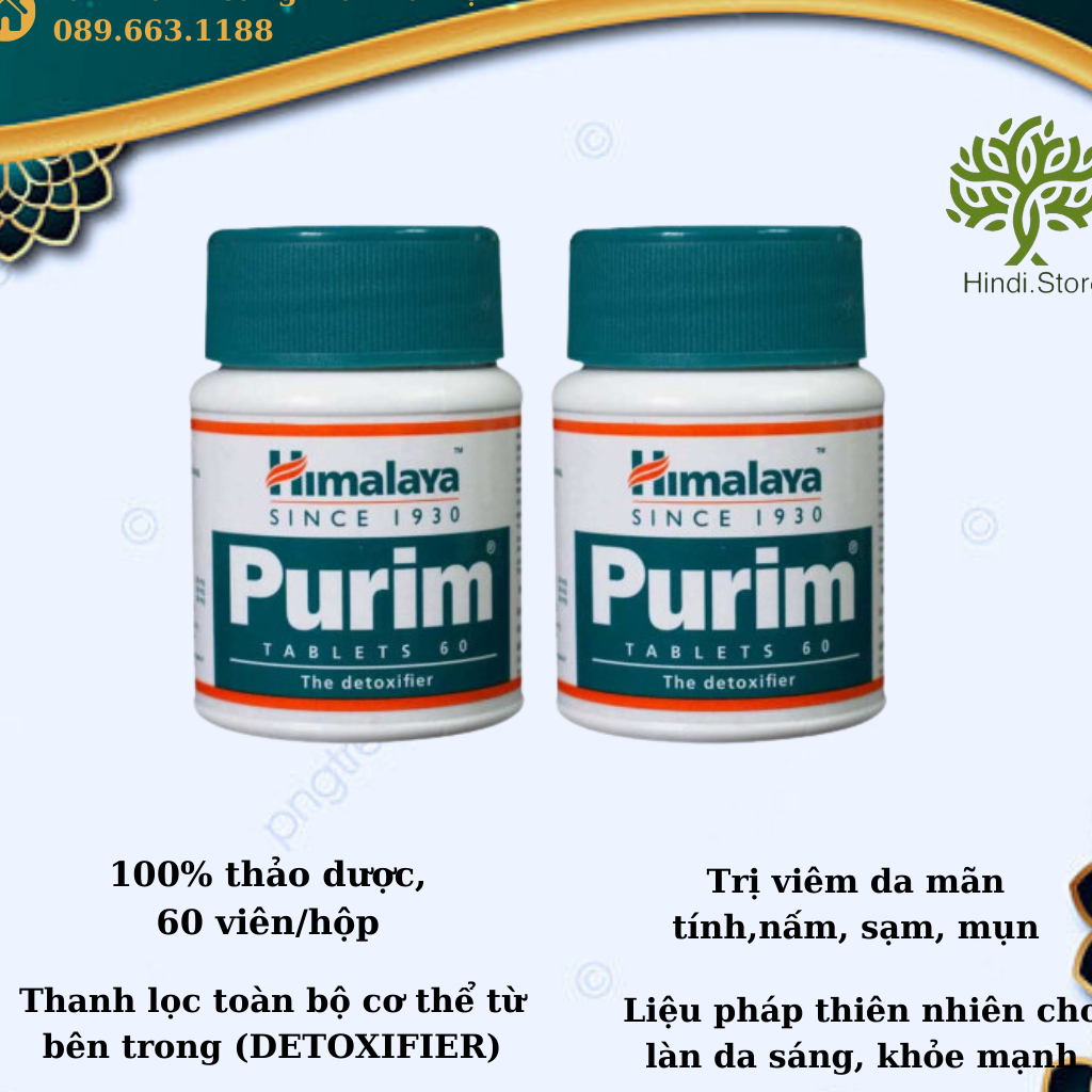 Himalaya Purim giúp thanh lọc Detox toàn bộ cơ thể - Hindi.Store
