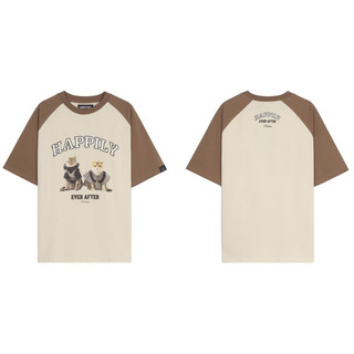 Áo thun unisex cổ tròn happily