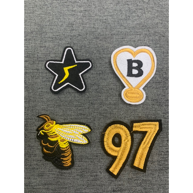 Sticker thêu là ủi logo gắn quần áo