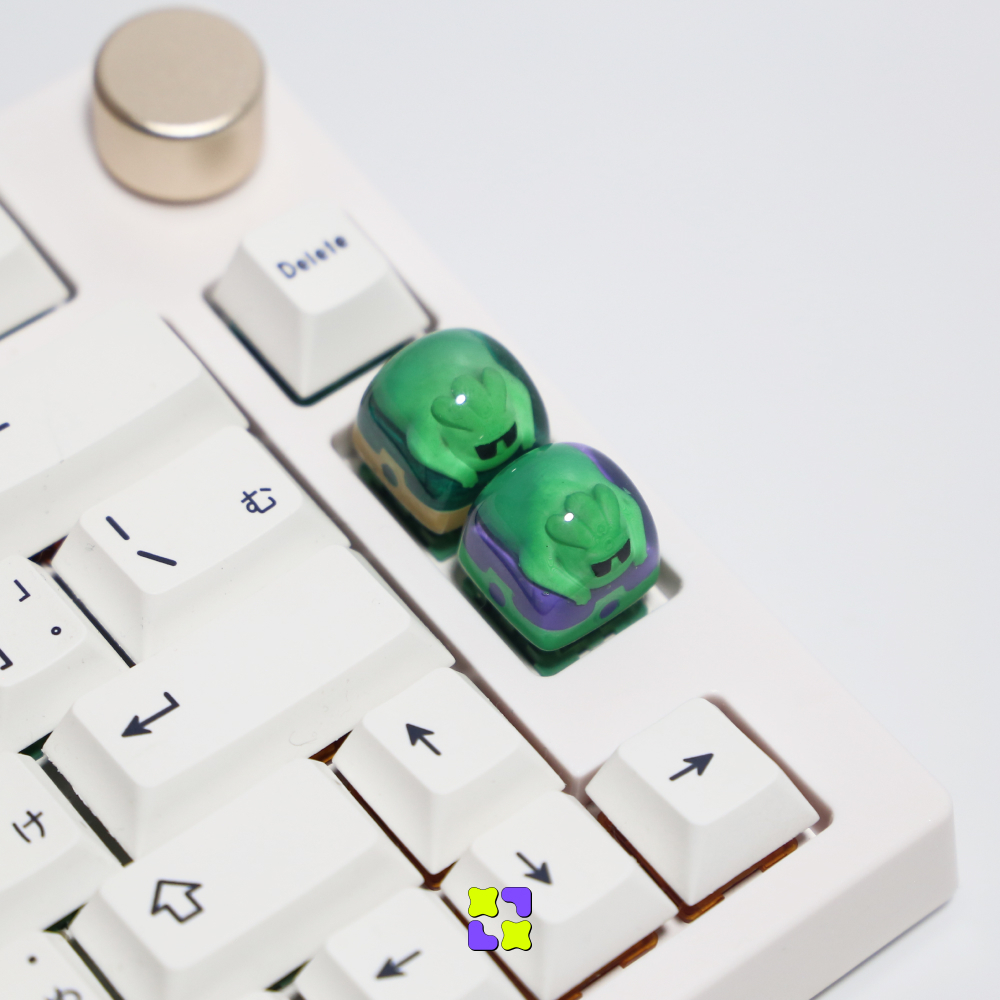 Keycap Artisan Nút bàn phím cơ XULU Bộ sưu tập Gloop màu sắc nổi bật Profile DOM | BigBuy360 - bigbuy360.vn