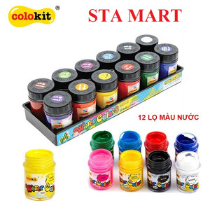 Màu nước thiên long 12 màu colokit waco 05