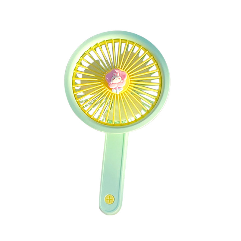 Quạt Mini Sạc Usb Gấp Gọn 3 Mức Gió Tiện Lợi Tặng Sticker 3d Gắn Trang Trí - QMN05
