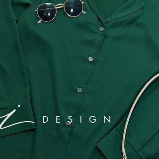 Áo lụa danton tay dài Cói Design